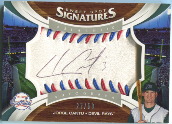 2006 Upper Deck Sweet Spot Signatures #178 Jorge Cantu Autographed Card