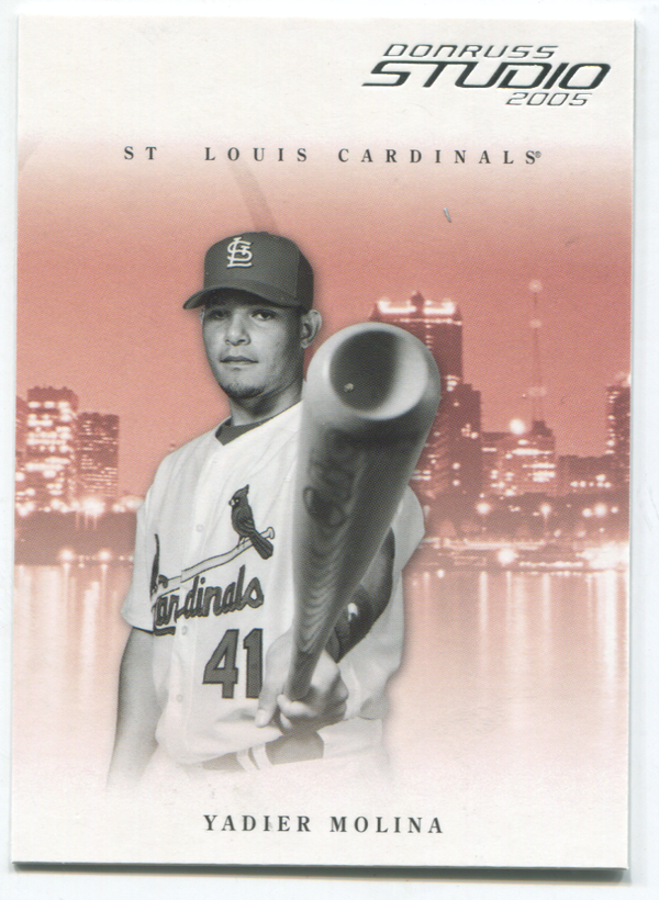 2005 Donruss Studio #266 Yadier Molina Card