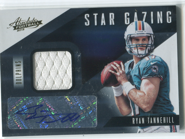 2012 Panini Absolute Football #32 Ryan Tannehill 13/149 Autographed Card