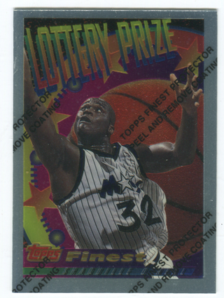 1994-95 Topps Finest Lottery Prize #LP15 Shaquille O'Neal Card