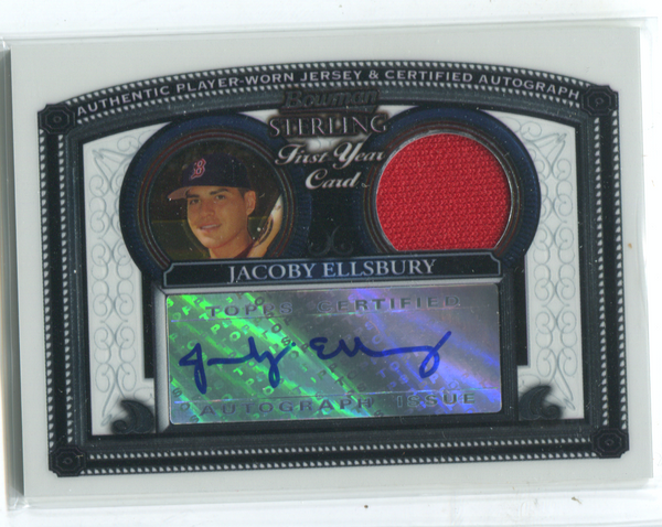 2005 Topps Bowman Sterling #BS-JE Jacoby Ellsbury Card