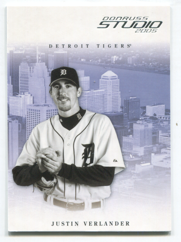 2005 Donruss Studio #114 Justin Verlander Card