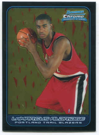 2006 Topps Bowman Chrome Rookie #116 Lamarcus Aldridge Card