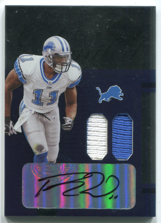 2005 Donruss Leaf Limited Threads #LT-78 Roy Williams 23/25 Autographed Card