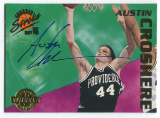 1997 Wheels Sports Thunder Stroke #TS10 Austin Crosshere Autographed Card