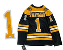 Jeremy Swayman Autographed Authentic Fanatics Boston Bruins Jersey (Fanatics)