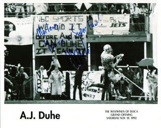 A.J. Duhe Autographed 8x10 Photo