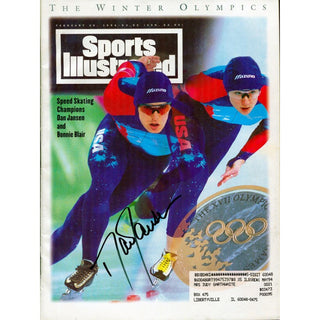 Dan Janson Autographed / Signed Sports Illustrated Magazine February 28 1994
