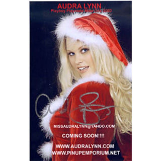 Audra Lynn Autograph/Signed 3x5 postcard