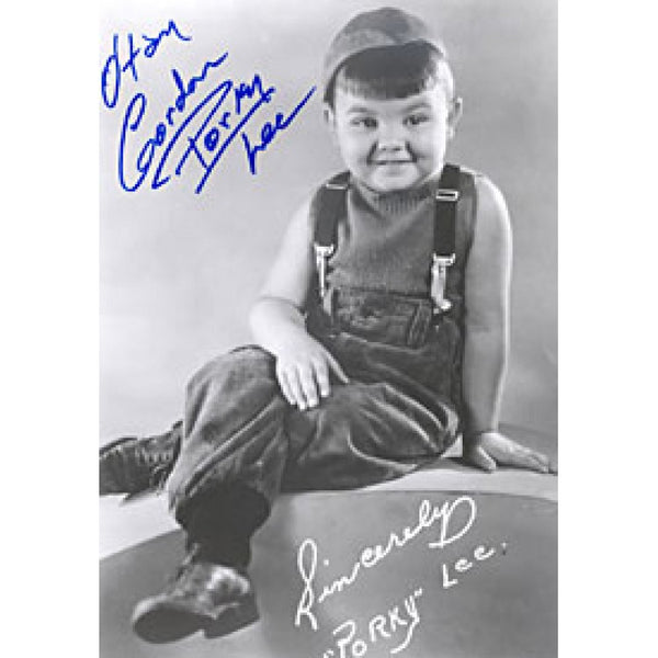Porky Lee Autographed / Signed Celebrity 8x10 Photo