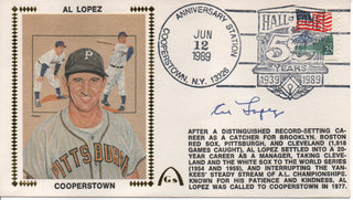 Al Lopez Autographed June 12, 1989 First Day Cover (JSA)