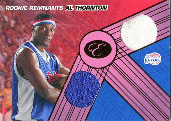 Al Thornton Unsigned 2008-09 Bowman Elevation Jersey Card
