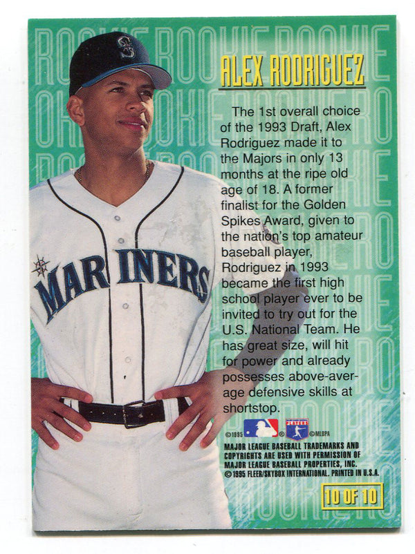 Alex Rodriguez 1995 Fleer Rookie Card