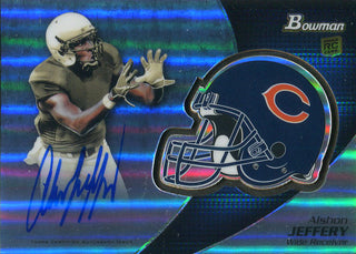 Alshon Jeffery Autographed 2012 Bowman Chrome Rookie Card