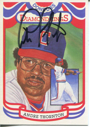 Andre Thornton Autographed 1984 Donruss Diamond Kings Card