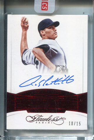 Andy Pettitte Autographed 2017 Panini Flawless Greats Card 