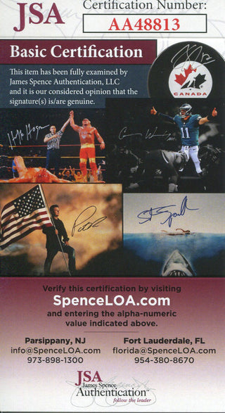 Annika Sorenstam & Betsy King Autographed Framed 18x24 Litho (JSA) Back