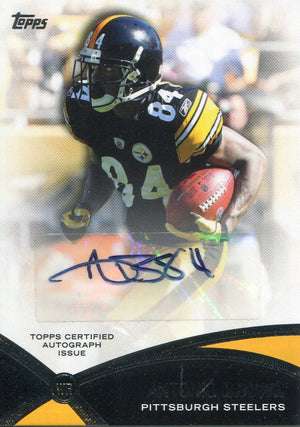 Antonio Brown Autographed 2012 Topps Card