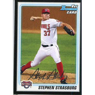 Stephen Strasburg  2010 1st Bowman Rookie Card