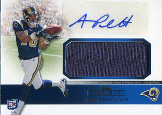 Austin Pettis Autographed 2011 Topps Precision Rookie Jersey Card