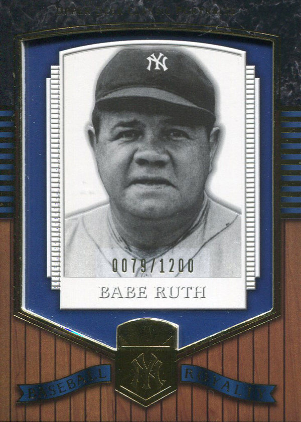 Babe Ruth Unsigned 2003 Upper Deck Portraits Card