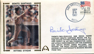 Benito Santiago Autographed First Day Cover