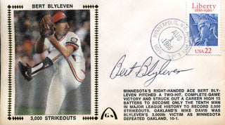 Bert Blyleven Autographed First Day Cover