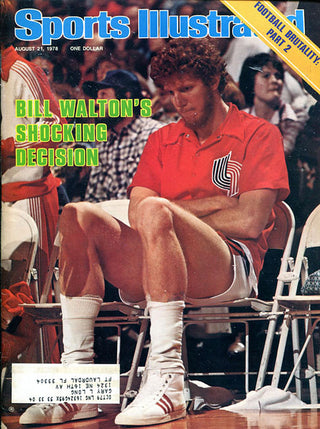 Bill Walton Unsigned Sports Illustrated Magazine