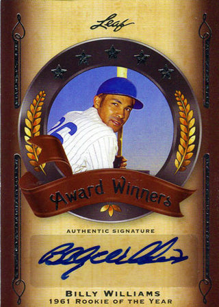 Billie Williams Autographed 2011 Leaf Card