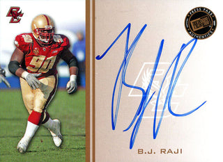 BJ Raji Autographed 2009 Press Pass Rookie Card