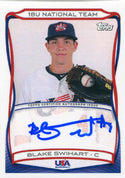 Blake Swihart Autographed 2010 Topps Rookie Card