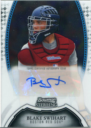 Blake Swihart Autographed 2011 Bowman Sterling Rookie Card
