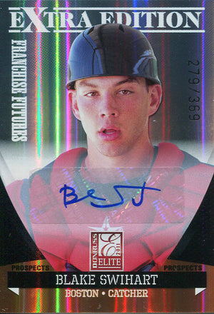 Blake Swihart Autographed 2011 Donruss Elite Rookie Card