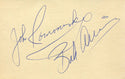 Bob Allison and John Romonosky Autographed 3x5 Postcard