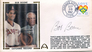 Bob Boone Autographed First Day Cover