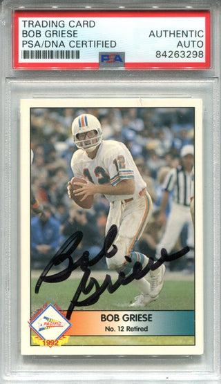 Bob Griese Autographed 8x10 Football Photo - Sports Memorabilia at 's  Sports Collectibles Store