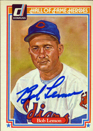 Bob Lemon Autographed 1983 Donruss Card