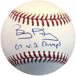 Bobby Kielty "07 WS Champs" Autographed Baseball