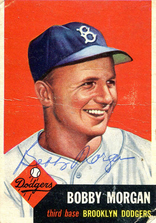 Bobby Morgan Autographed 1953 Topps Card