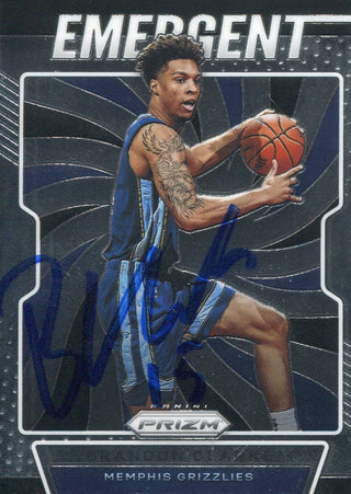 Brandon Clarke Autographed 2019-20 Panini Prizm Rookie Card