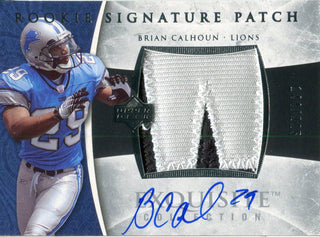 Brian Calhoun Autographed 2006 Upper Deck Exquisite Jersey Card
