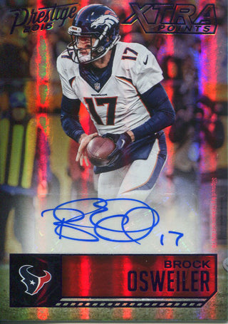 Brock Osweiler Autographed 2015 Prestige Card