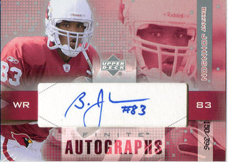 Bryant Johnson Autographed 2003 Upper Deck Card