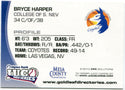 Bryce Harper 2010 Juco World Series Mesa County Card Back