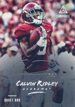 Calvin Ridley Autographed 2018 Panini Luminance Card