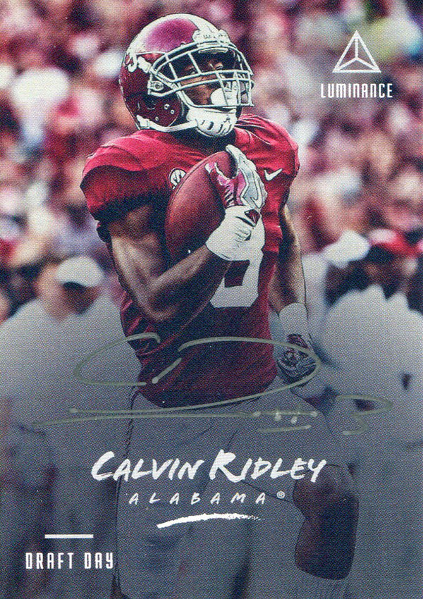 Calvin Ridley Autographed 2018 Panini Luminance Card