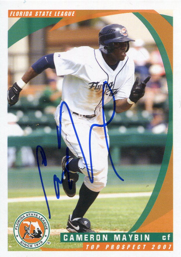 Cameron Maybin Autographed 2007 Grandstand Card