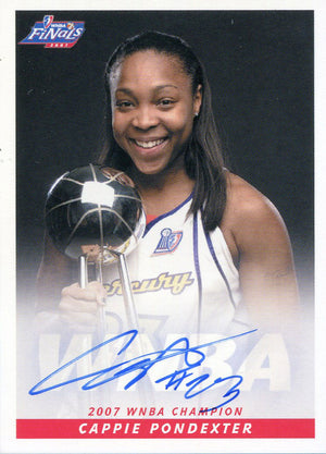 Cappie Pondexter Autographed 2008 WNBA Card