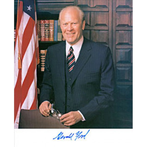 Gerald Ford 38th President Autographed / Signed 8x10 Photo
