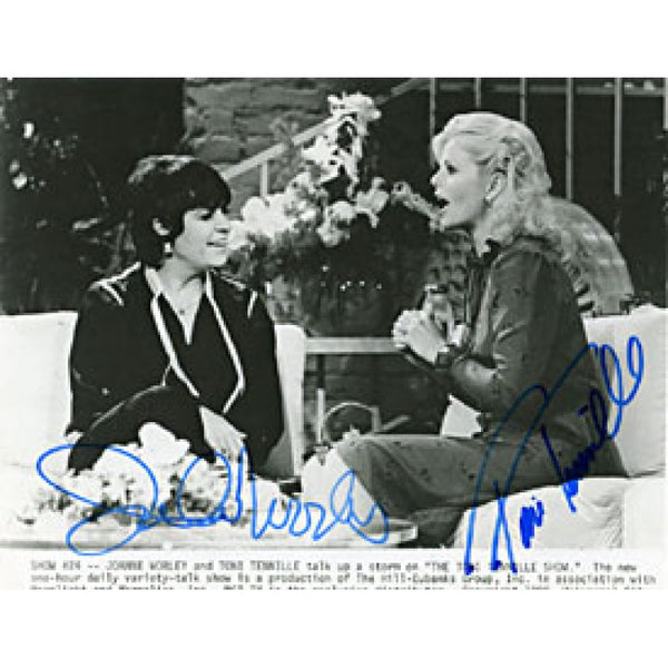 Joanne Worley and Toni Tennille Autographed / Signed 8x10 Photo